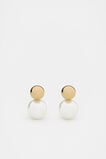 Round Pearl Drop  Gold  hi-res