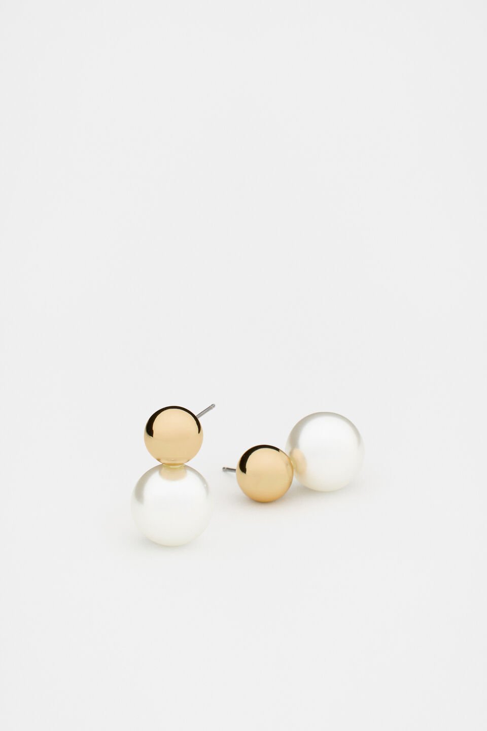 Round Pearl Drop  Gold