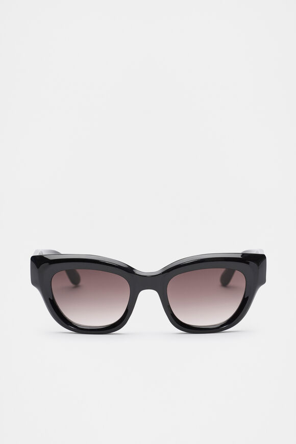 Rachel Cat Eye Sunglasses  Black  hi-res