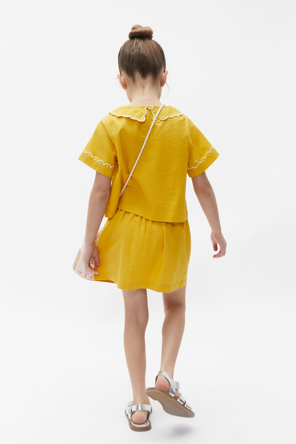 Scallop Collar Top  Sundaze