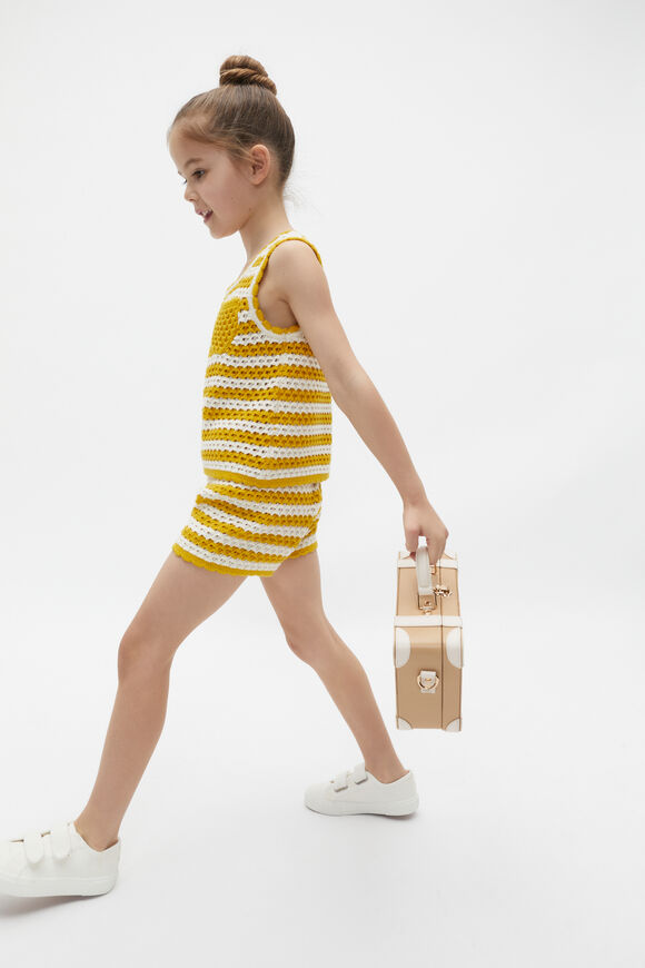 Stripe Crochet Tank  Sundaze  hi-res