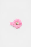 Organza Flower Duck Clip  Candy Pink  hi-res