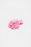 Organza Flower Duck Clip  Candy Pink  hi-res