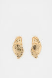 Crumpled Earring  Gold  hi-res
