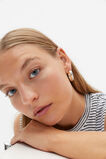 Two Tone Hoop  Gold Silver  hi-res