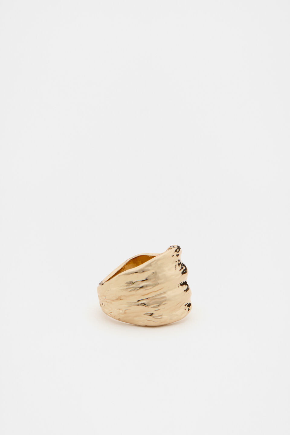 Crumpled Ring  Gold
