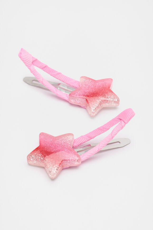 Ombre Glitter Star Snaps  Multi  hi-res