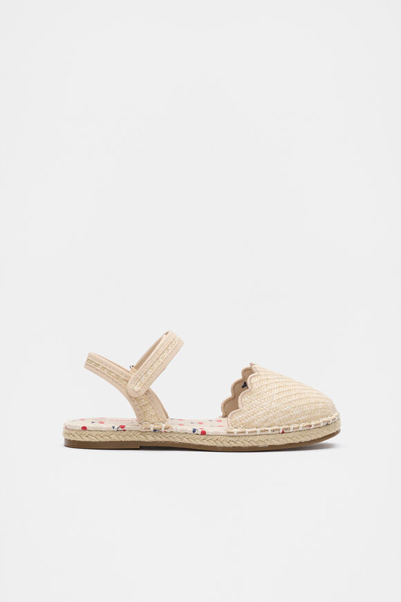 Scallop Espadrille  Natural  hi-res