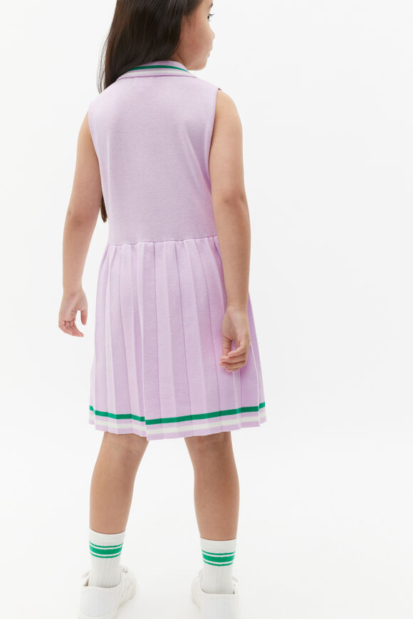 Pleat Knit Dress  Soft Lilac  hi-res