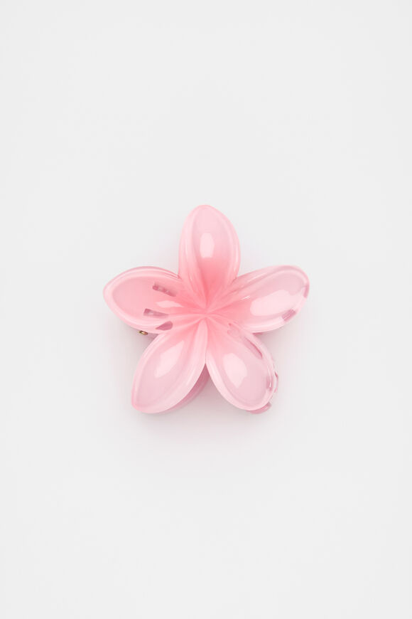 Hibiscus Claw Clip  Pink  hi-res