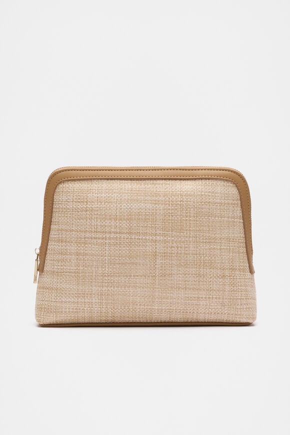 Textured Pouch  Caramel  hi-res