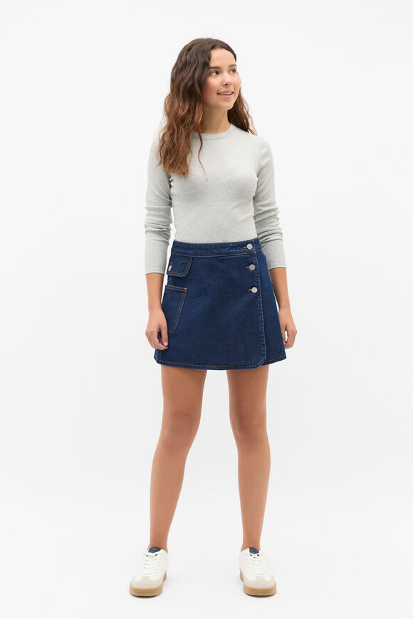 Core Rib Tee  Light Grey Marle  hi-res