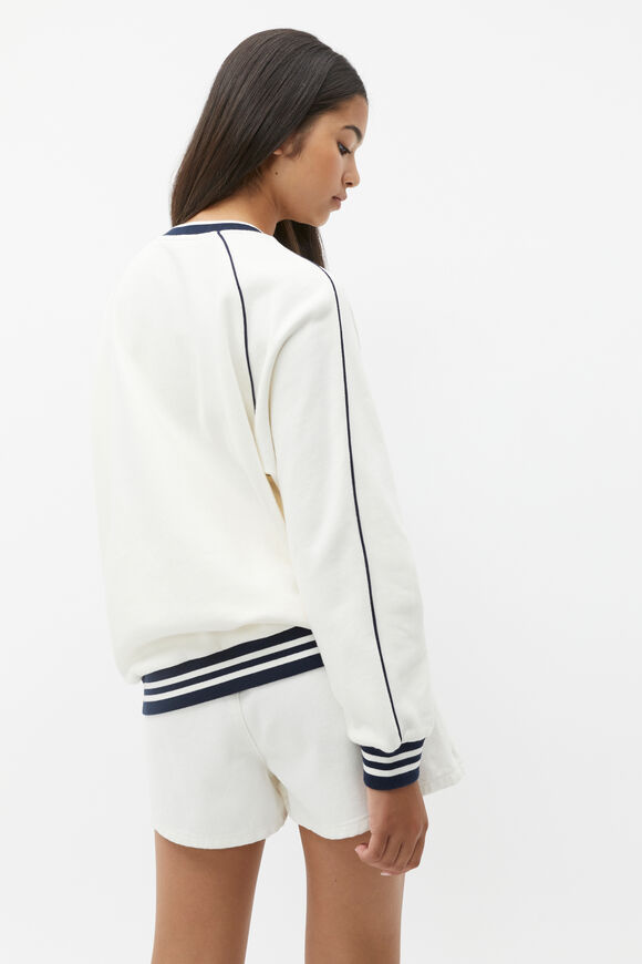 Piped Sweat  Light Cream  hi-res
