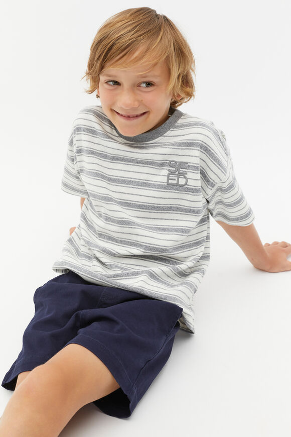 Core Stripe Tee  Storm Marle  hi-res