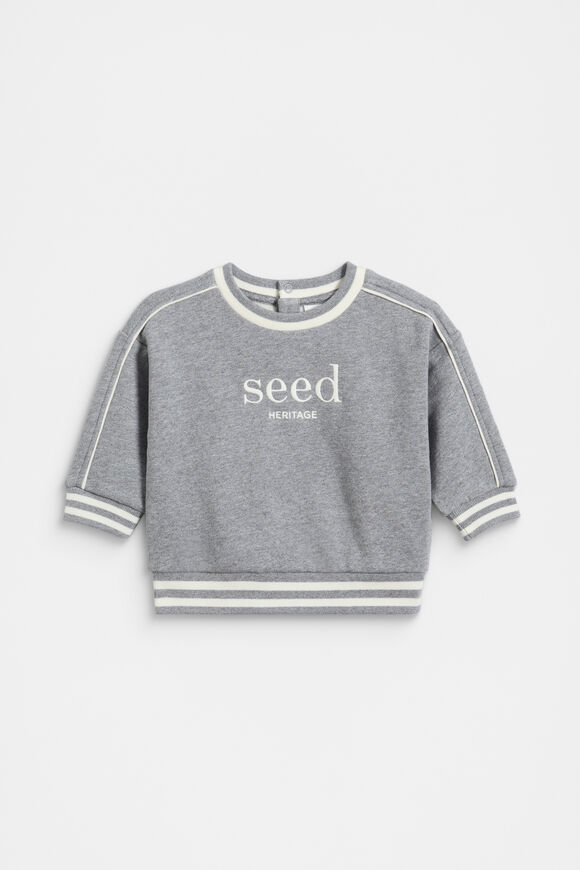 Core Logo Sweat  Storm Marle  hi-res
