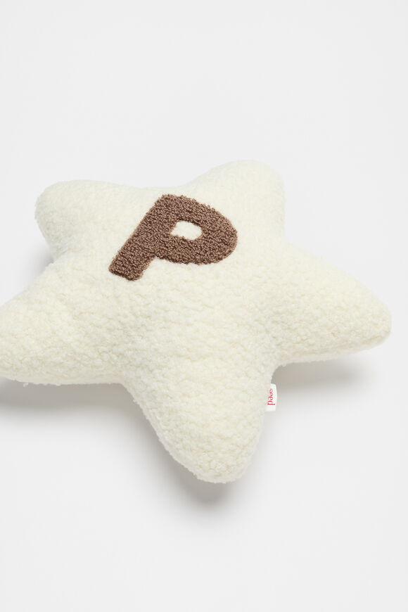 Star Initial Cushion  P  hi-res