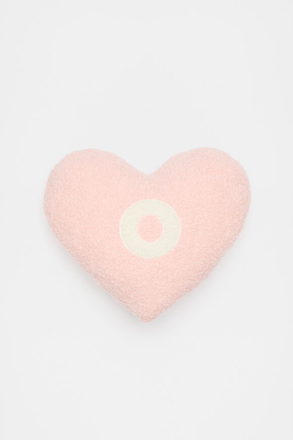 Heart Initial Cushion  O  hi-res
