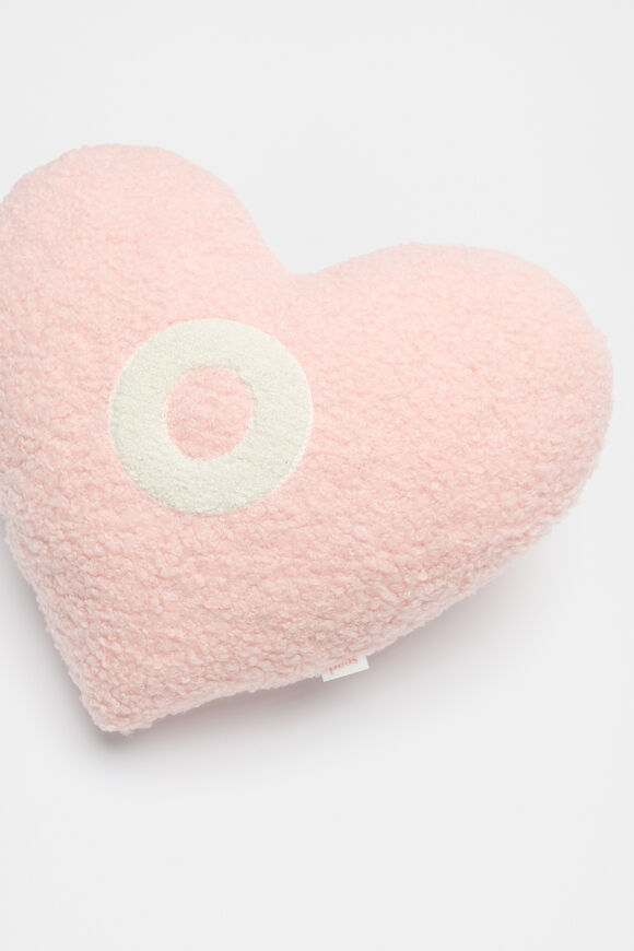Heart Initial Cushion  O  hi-res