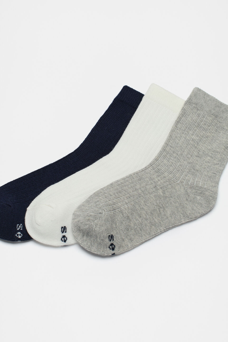 Rib Sock 3 Pack  Navy Multi