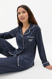 Satin Pyjama  New Navy  hi-res
