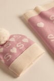 Heart Initial Beanie  A  hi-res