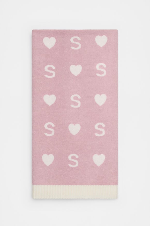 Heart Initial Blanket  S  hi-res