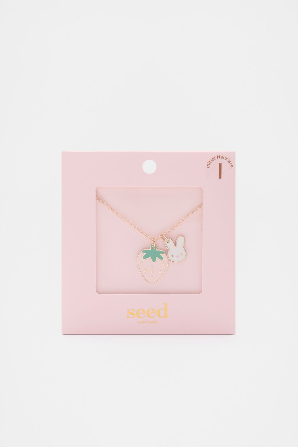 Bunny Initial Necklace  I
