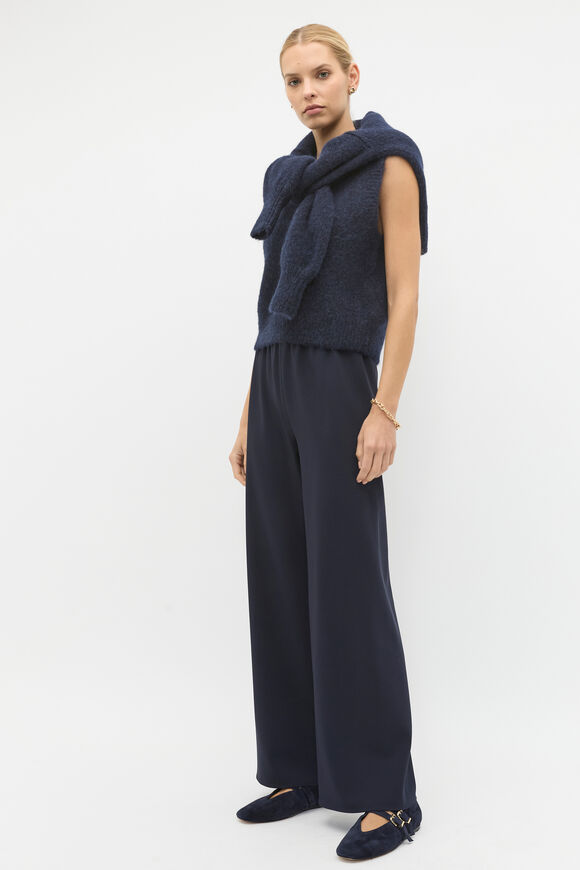 Lofty V Neck Vest  Twilight Blue  hi-res