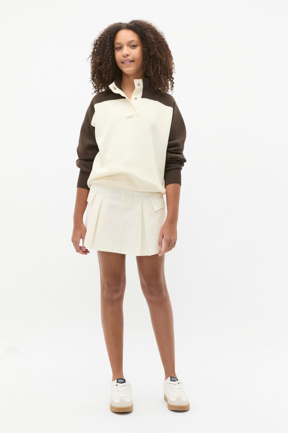 Snap Knit Sweater  Dark Espresso  hi-res