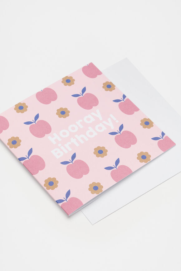 Hooray Birthday Card  Multi  hi-res