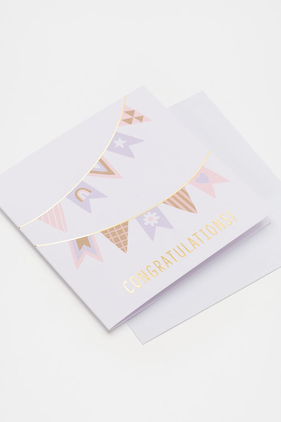 Congratulations Yardage Card  Multi  hi-res