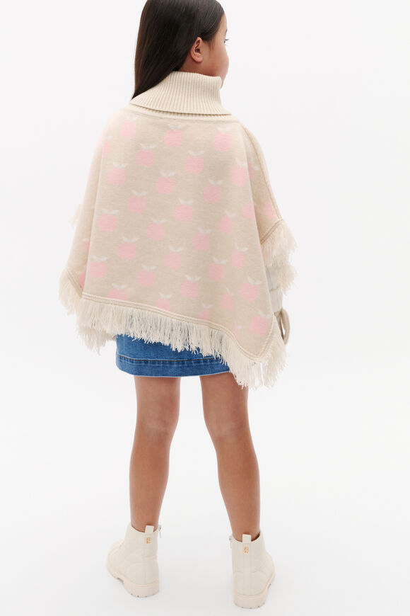 Apple Poncho  Oat Marle  hi-res