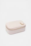 Initials Mini Jewellery Case Rose Petal  L  hi-res