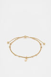 Gold Letter Chains Bracelet  J  hi-res