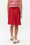Pleated Skirt  Chilli Red  hi-res