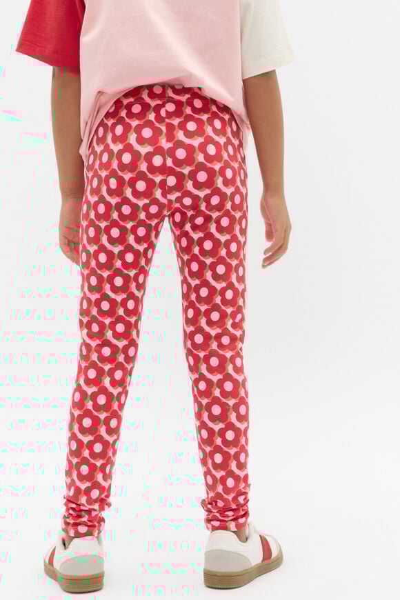 Flower Legging  Chilli Red  hi-res
