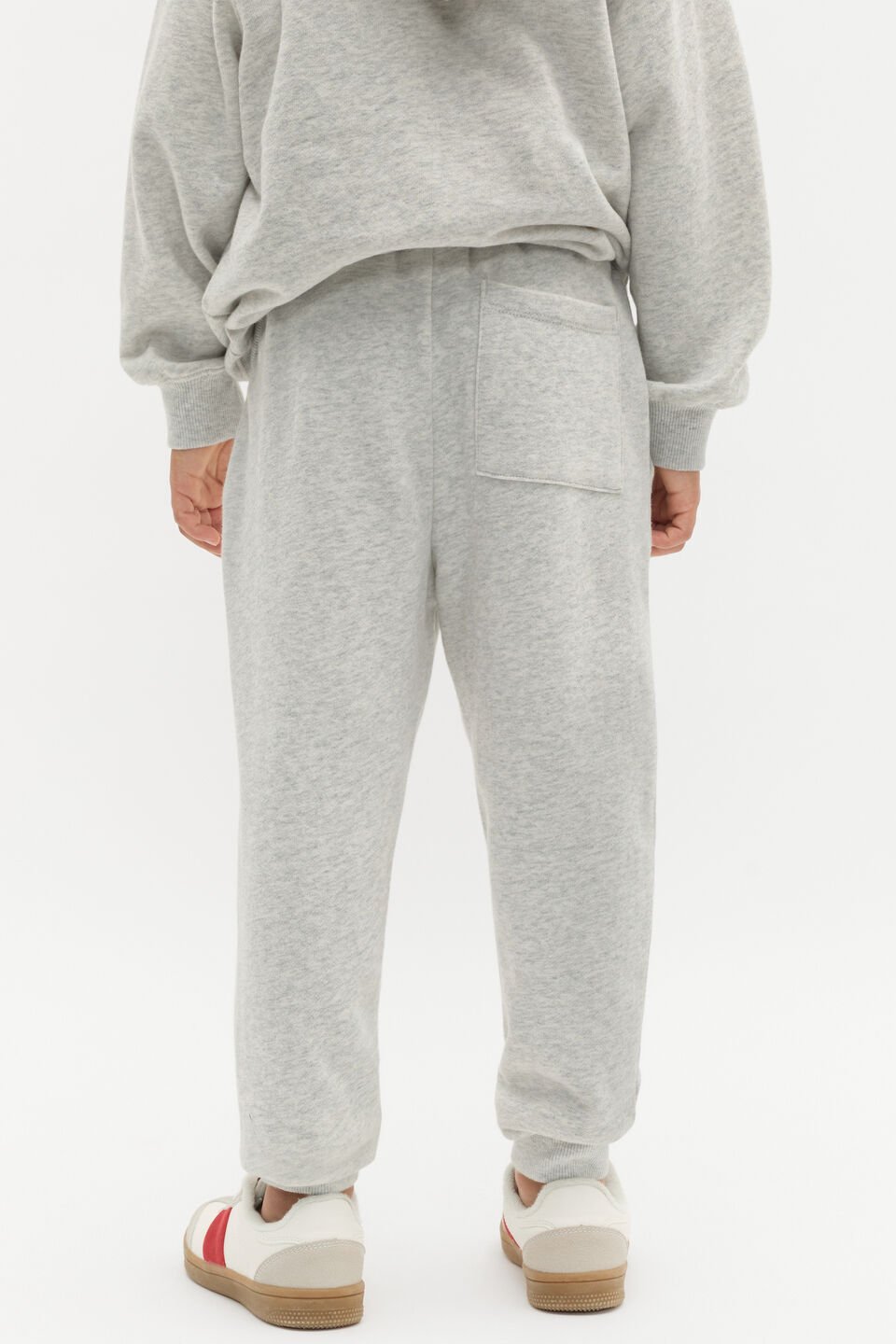 Slim Track Pant  Light Grey Marle