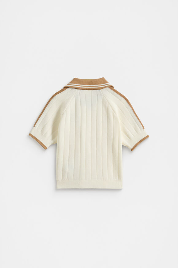 Knit Polo  Classic Cream  hi-res