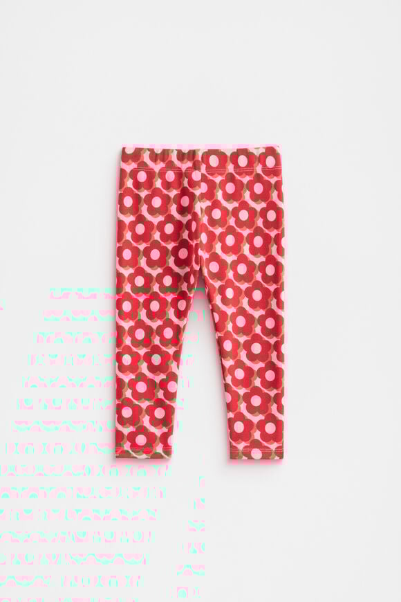 Flower Legging  Chilli Red  hi-res
