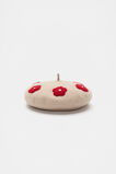 Flower Beret  Caramel Marle  hi-res