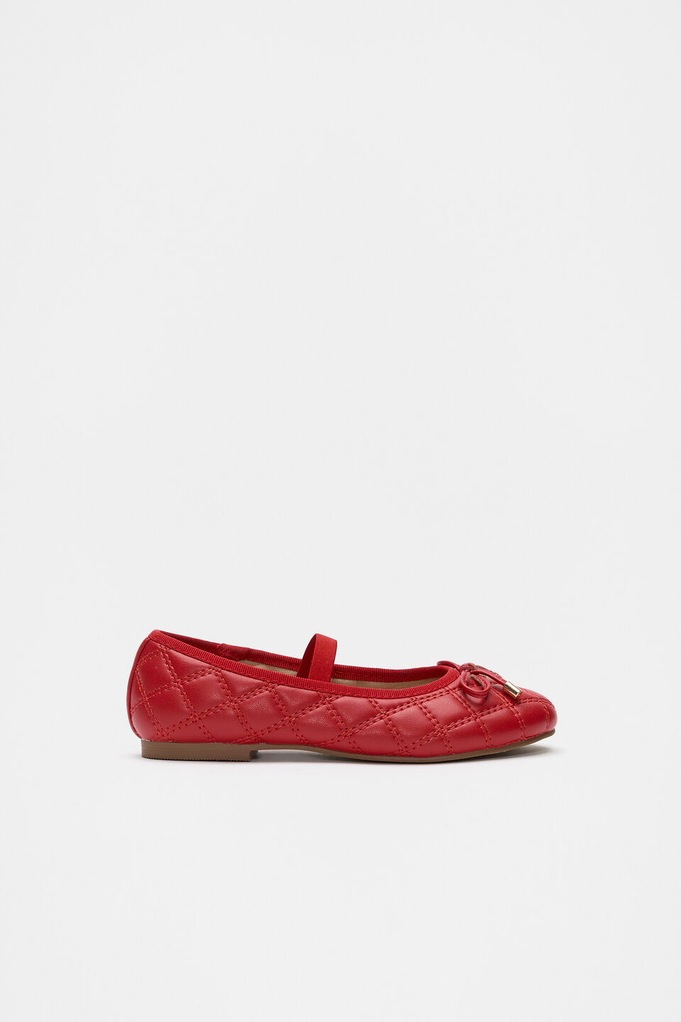 Seed Bow Ballet  Poppy Red
