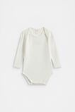 Logo Waffle Bodysuit  Canvas  hi-res