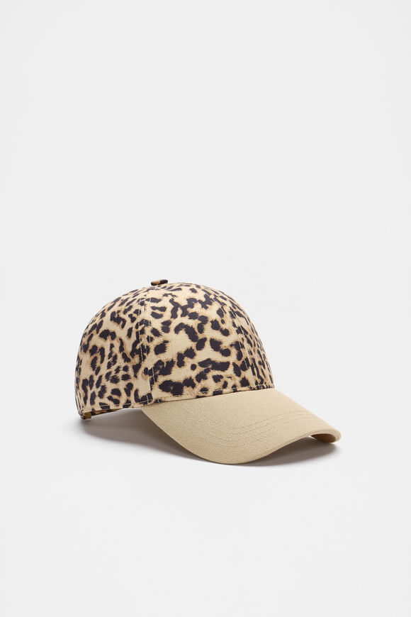 Printed Travel Cap  Animal Print  hi-res