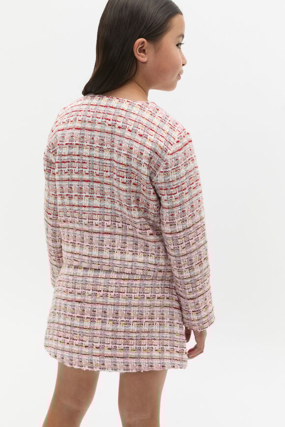 Tweed Crop Jacket  Multi  hi-res