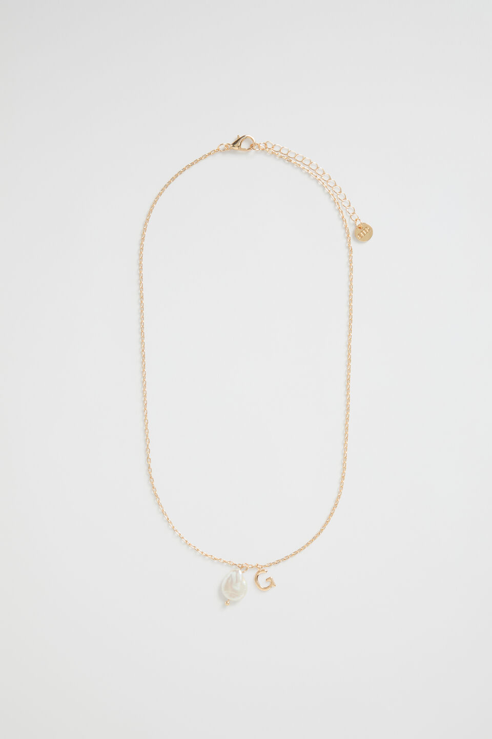 Pearl Alphabet Necklace  G