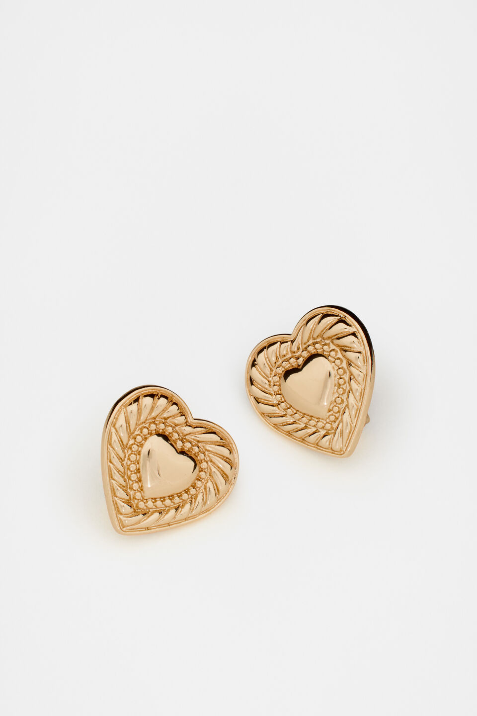 Heart Stud  Gold