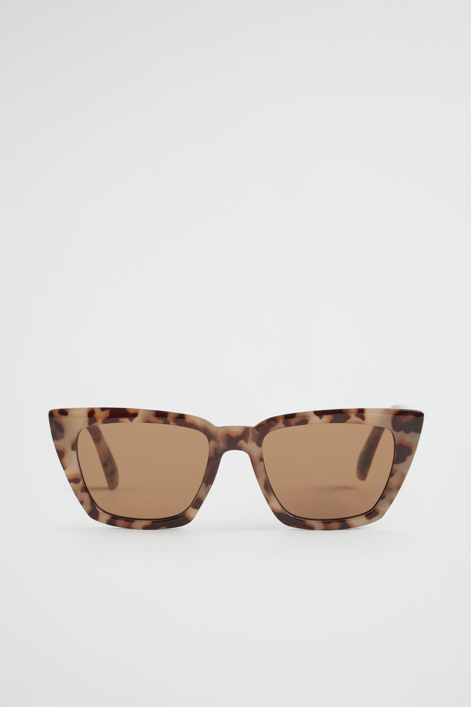 Scarlett Cat Eye Sunglasses  Milky Tort