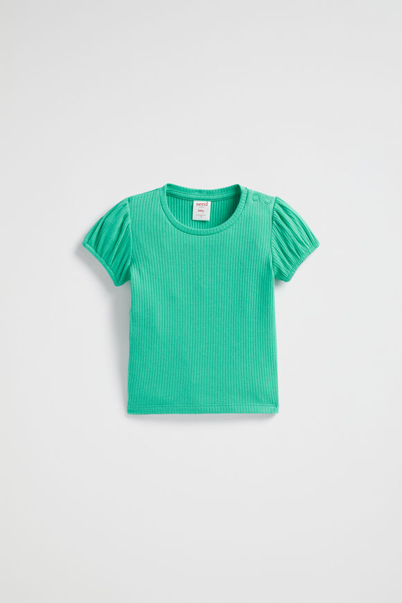 Core Rib Tee  Jade Green  hi-res