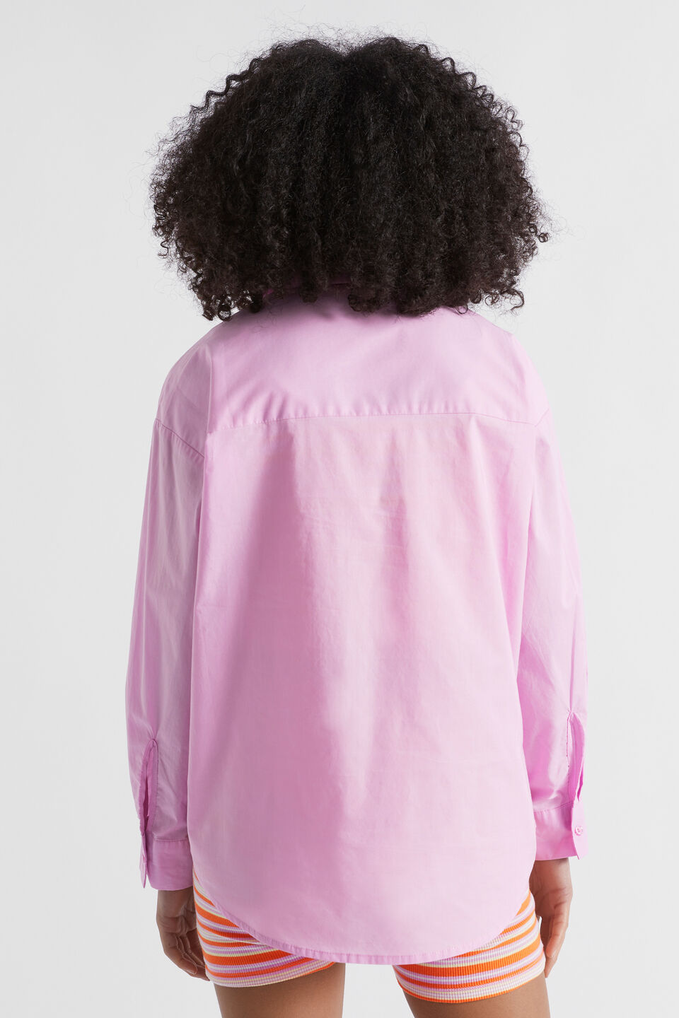 Poplin Overshirt  Soft Orchid