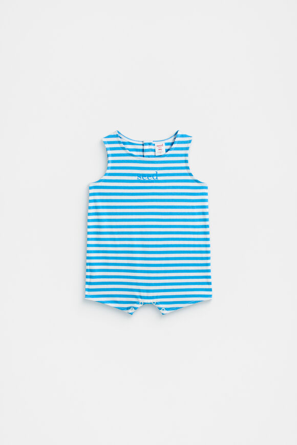 Stripe Romper  Amalfi  hi-res